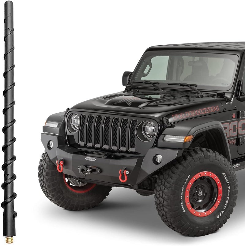 VOFONO 13 Inch Antenna for Jeep Wrangler Gladiator 2007-2026, Short Antenna for JL JK Rubicon Sahara Unlimited Sport Willys 4xe Mojave High Altitude Jeep Accessories - Image 1